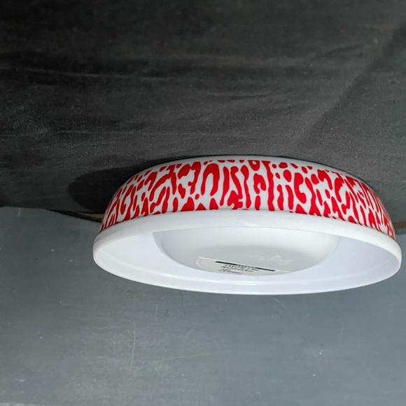 Prince Red and White Pet Bowl - Picture 3 of 4